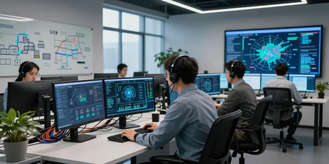 레플리카 사이트 보안 검사를 위한 사이버 보안 분석가의 전문적인 작업 환경