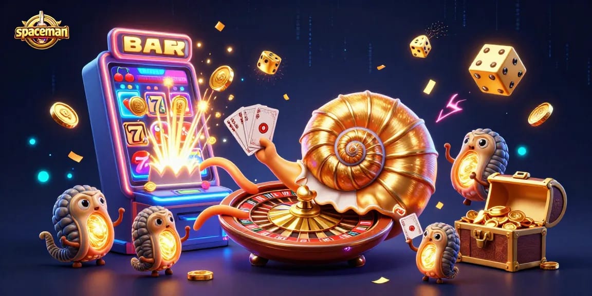 Engage in Spaceman's thrilling slots with vibrant characters and exciting casino elements.