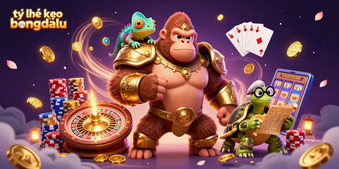Experience thrilling tỷ lệ kèo bongdalu action with a powerful gorilla king and his wise tortoise ally.
