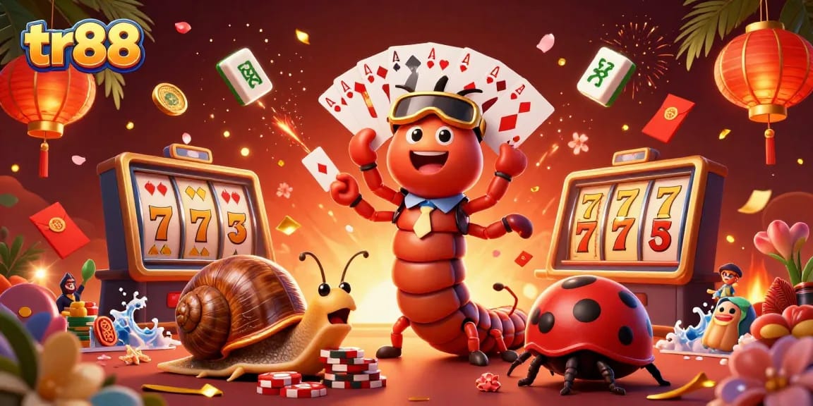 Engage in thrilling gameplay with tr88 as colorful characters enhance the casino atmosphere.