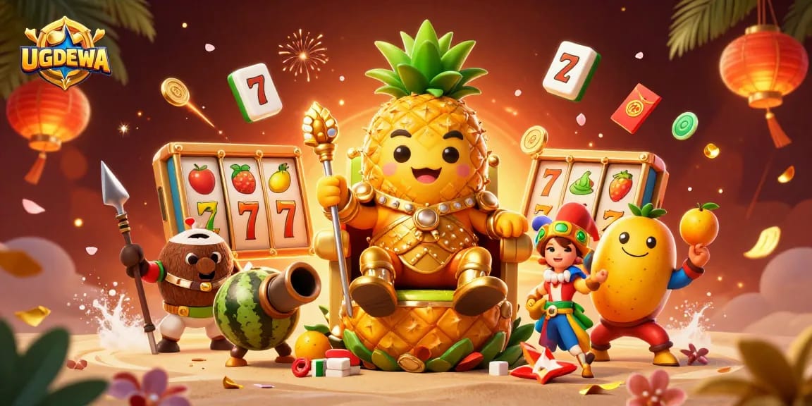 Experience high-energy gaming at UGDEWA with immersive slot games and vibrant casino visuals.