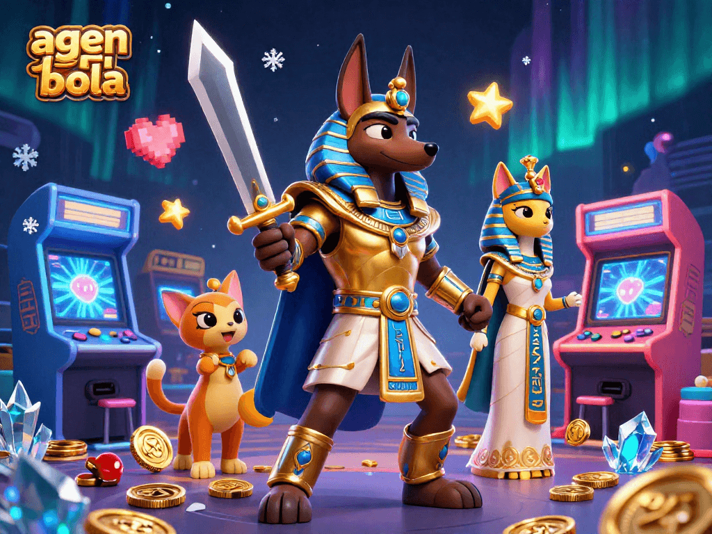 Place bets and enjoy gaming with agen judi bola featuring 3D characters and immersive casino elements.