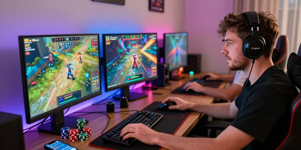 Gorabet ile online oyun oynayan oyuncunun keyifli anı.