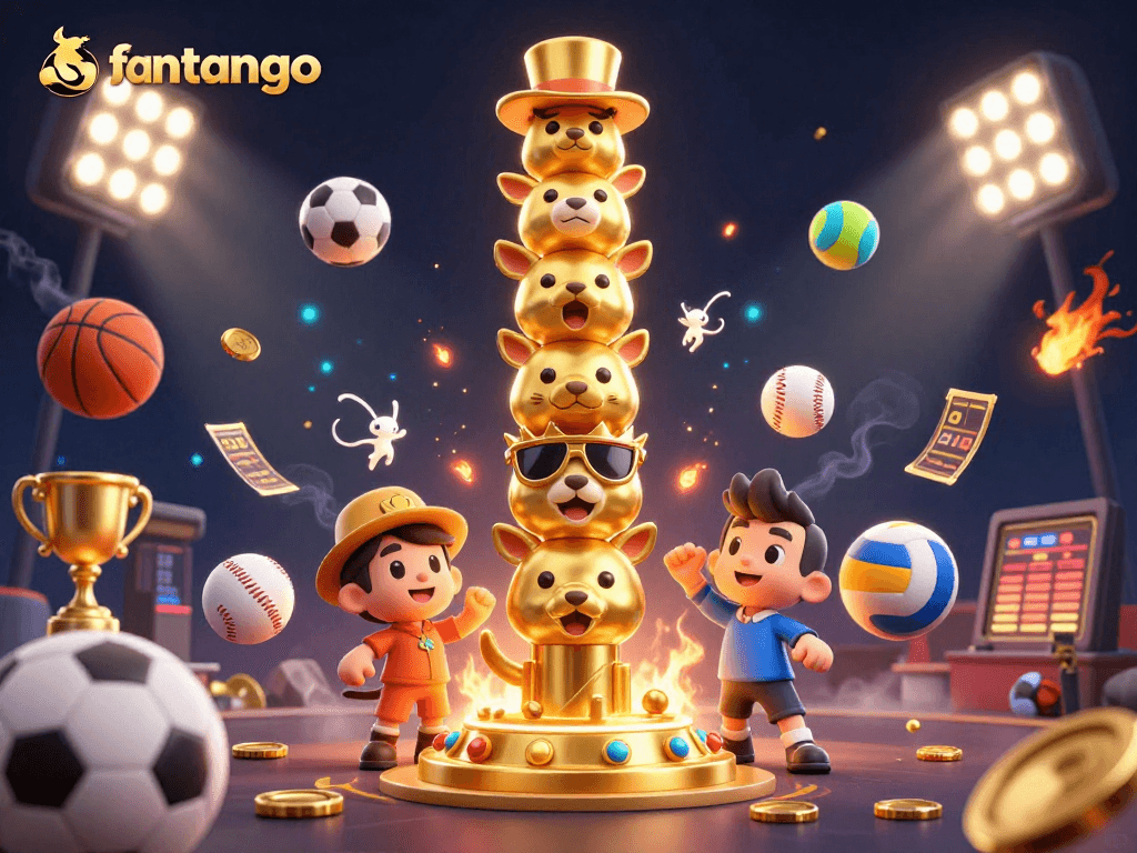 Experience the thrill of betting with fantango - vibrant casino-themed digital artwork full of action.
