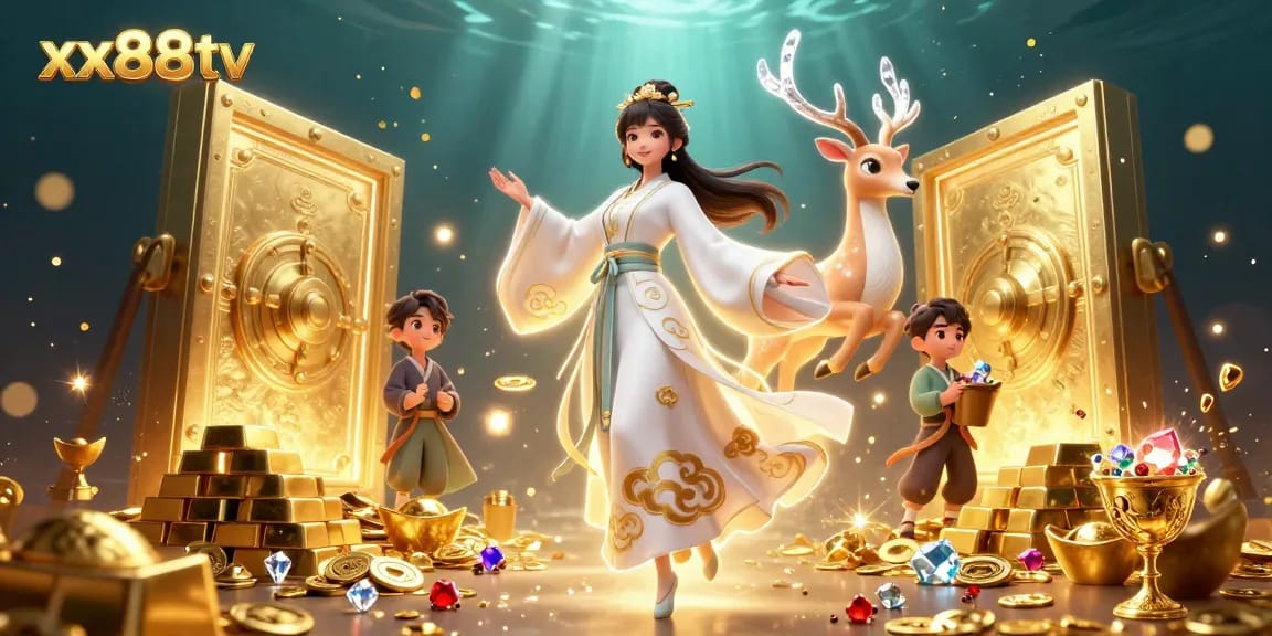 Experience winning strategies at xx88tv in a vibrant casino world filled with gems and treasures.