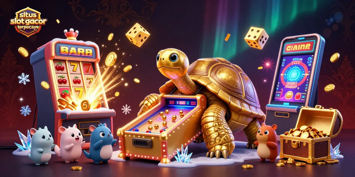 Gambarkan aksi menarik situs slot gacor terpercaya dengan simbol keberuntungan yang terbang dan karakter ceria.