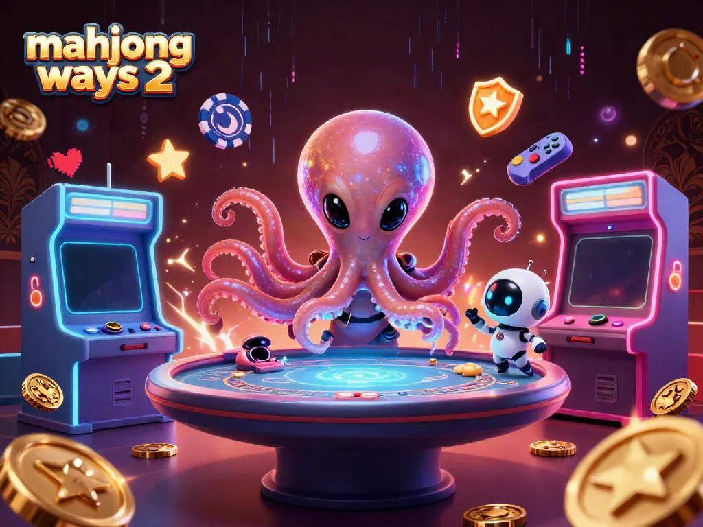 Spin the reels in mahjong ways 2 with vibrant characters and dynamic gameplay elements swirling around.