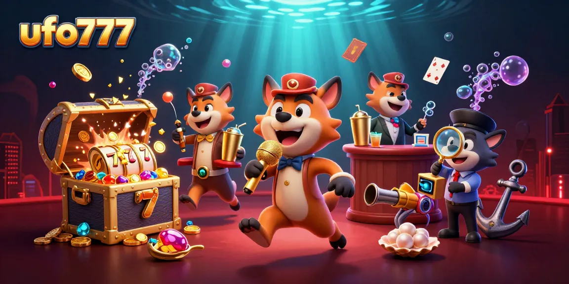 Experience thrilling wins at ufo777 with vibrant casino characters in action.