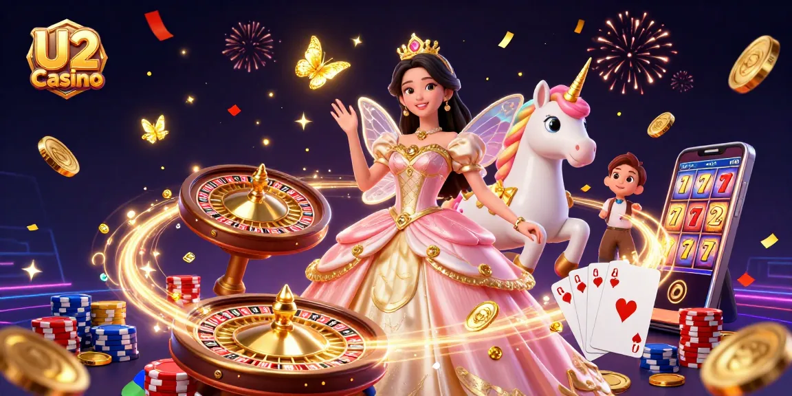 Experience the excitement of U2 Casino with dramatic casino elements, captivating characters, and vibrant activities.