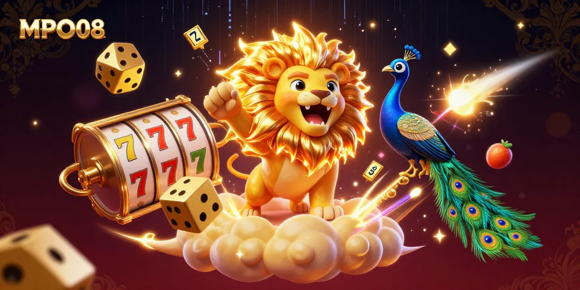 MPO08 showcases an exciting online gaming platform with vibrant slot elements, captivating players with a fair play experience.