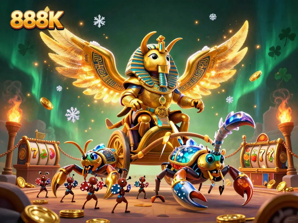 Experience thrilling gaming adventures with 888K's dynamic casino world featuring epic battles and golden treasures.