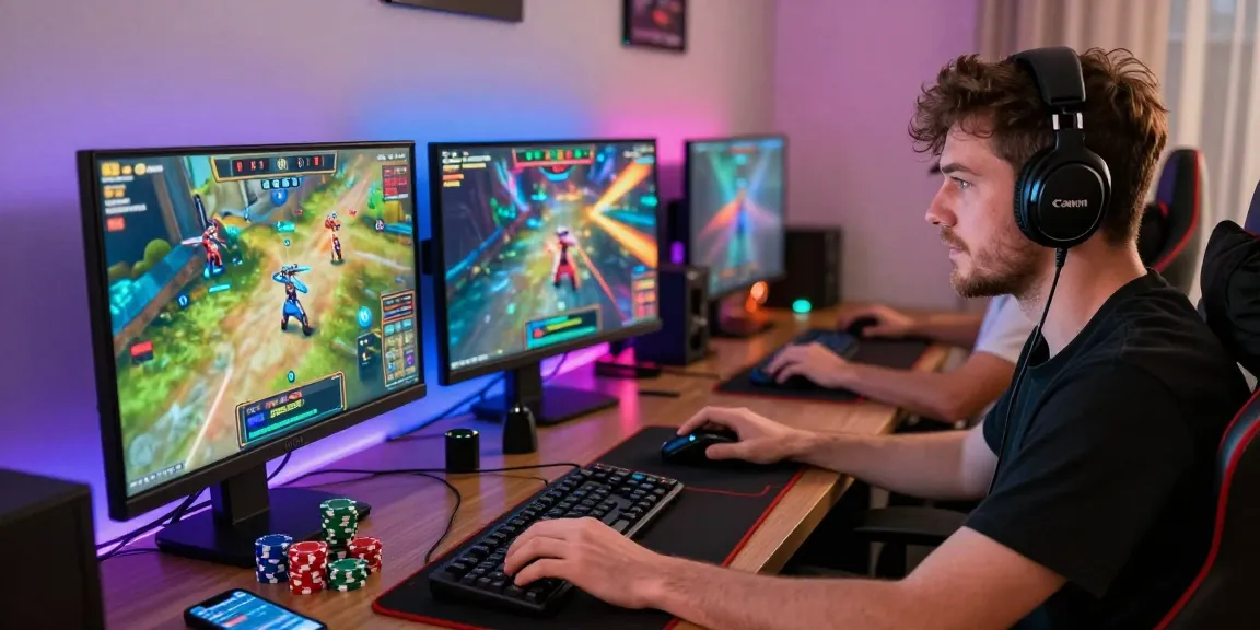 Gorabet ile online oyun oynayan oyuncunun keyifli anı.