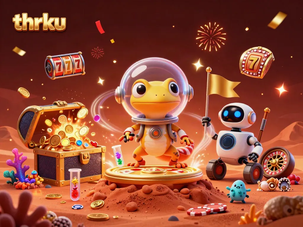thrku engages players with a thrilling casino adventure featuring vibrant characters and captivating games