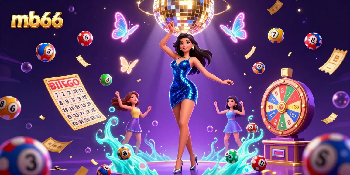 Experience thrilling gameplay with mb66 featuring a glamorous dancer and vibrant casino elements.