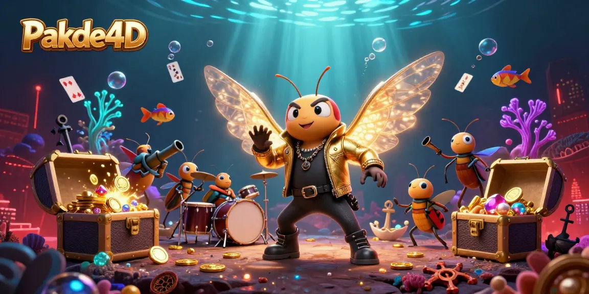 Experience Pakde4D with thrilling gameplay and golden treasures from an underwater oasis.