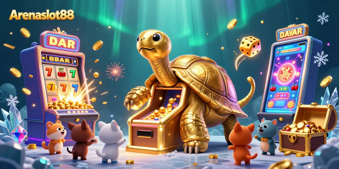 Menggoda keberuntungan di Arenaslot88 dengan mesin slot penuh koin dan keseruan permainan.