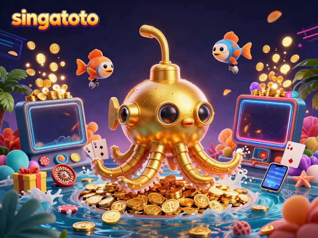 Experience thrilling gameplay with singatoto's vibrant online casino scene featuring dynamic slot games and golden winnings.
