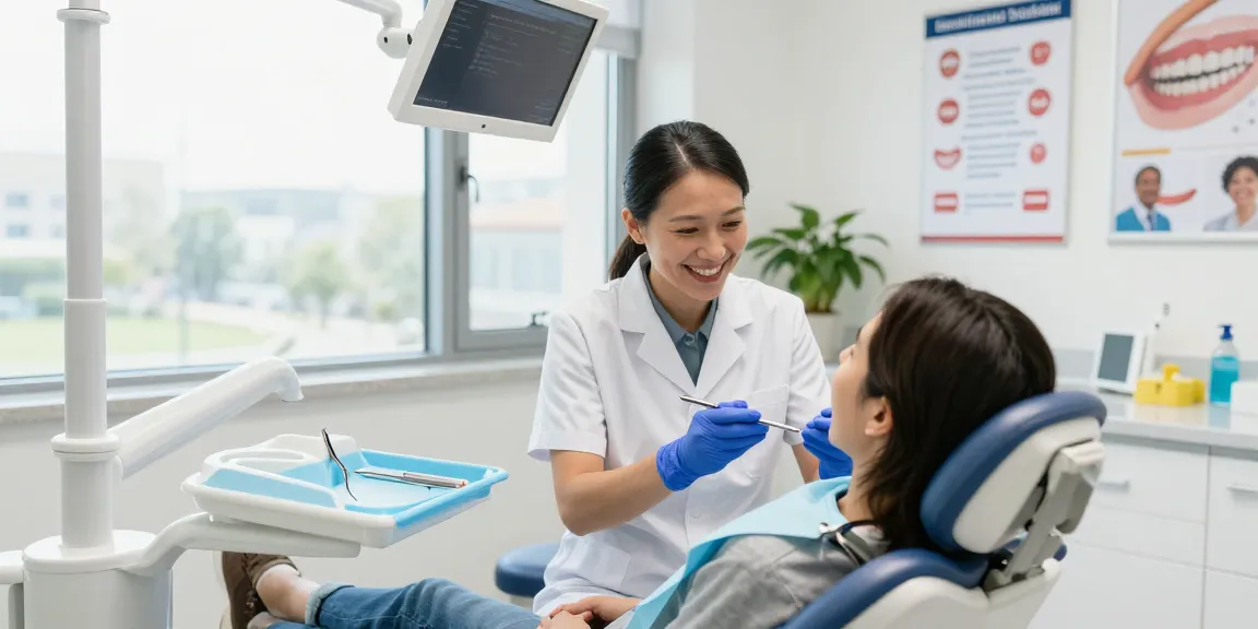 Visit a dentist in a modern clinic for a friendly and professional experience