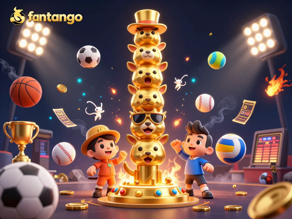 Experience the thrill of betting with fantango - vibrant casino-themed digital artwork full of action.