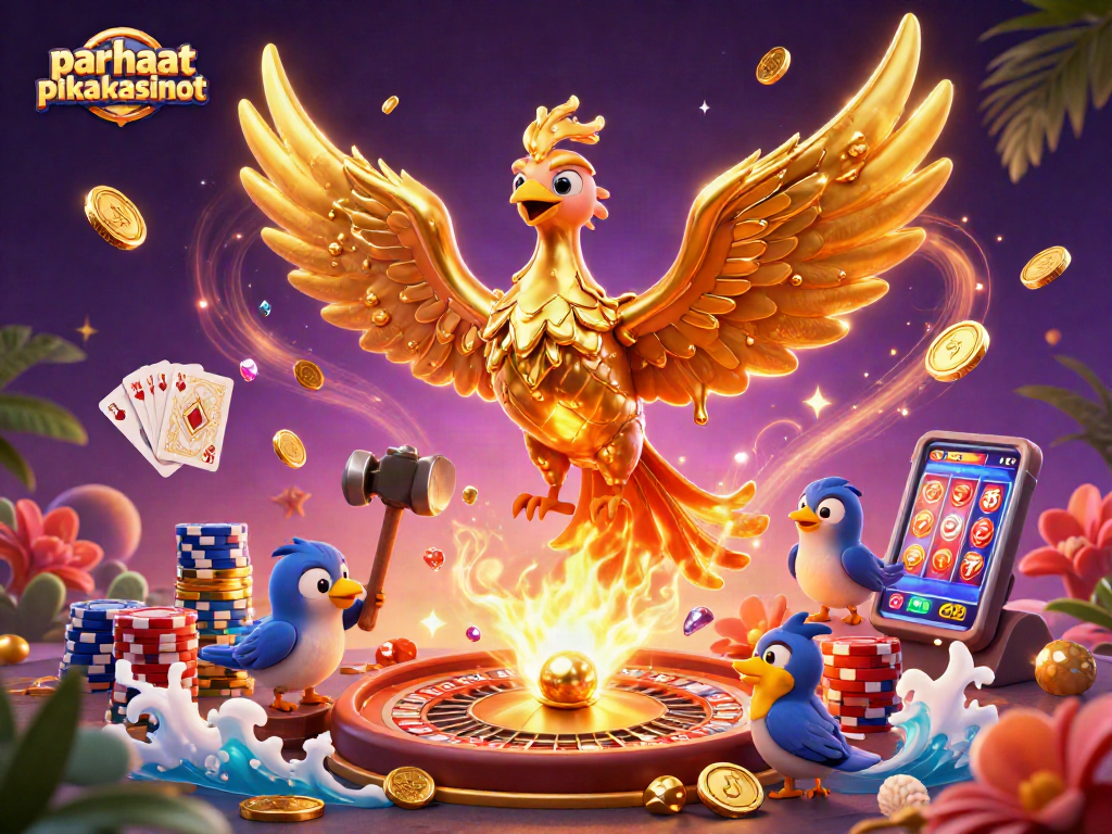 Experience the enchanting world of parhaat pikakasinot with a lucky phoenix and golden treasures