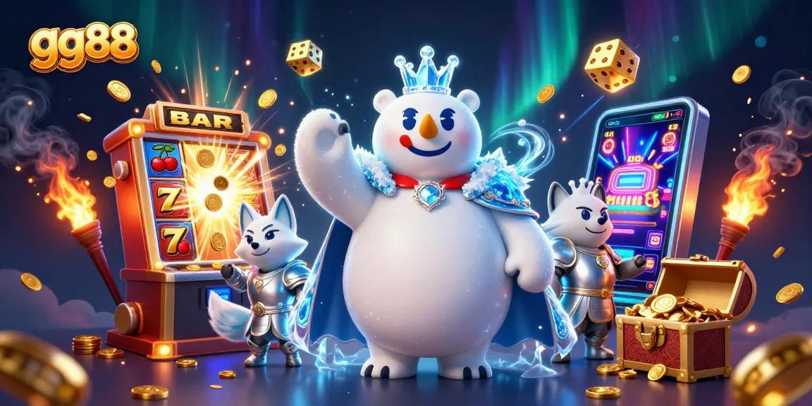 Experience the thrill of winning at gg88 with an exciting 3D casino illustration featuring jackpot elements.