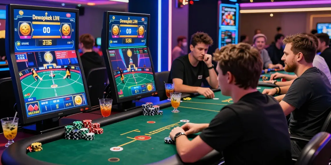 Dewapoker Live Jackpot online tournament engaging players in an exciting digital casino atmosphere.