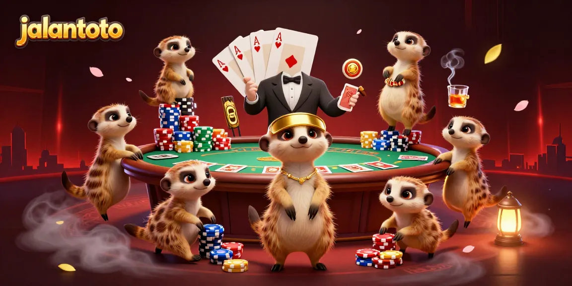 Jalantoto menawarkan pengalaman perjudian yang menarik dengan aksi meerkat memimpin kasino.