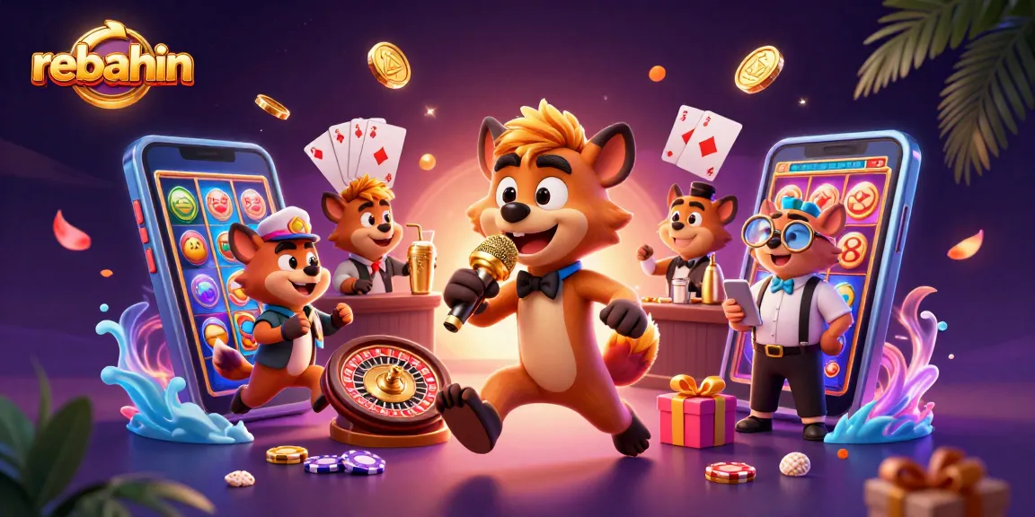 Engage with rebahin as lively hyenas enjoy a comedy casino experience filled with action.