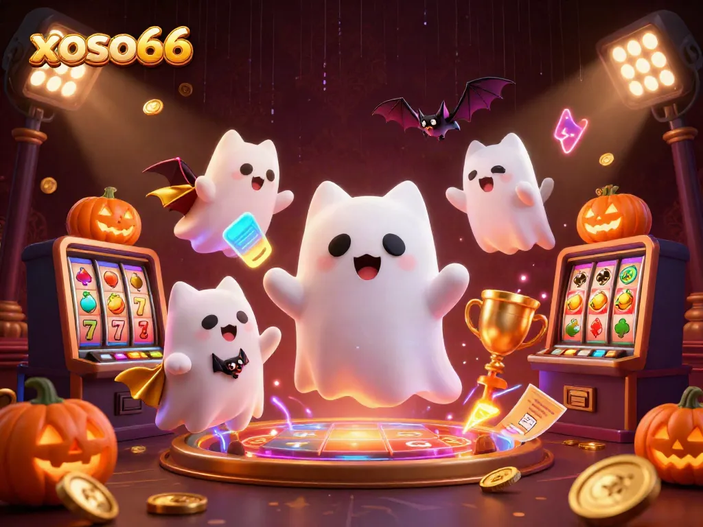 Engage with exciting luck at xoso66's vibrant casino, featuring thrilling 3D ghost cat games.