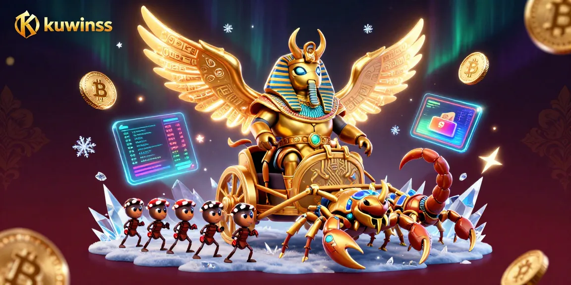 Experience thrilling adventures with kuwinss in a vibrant 3D casino scene