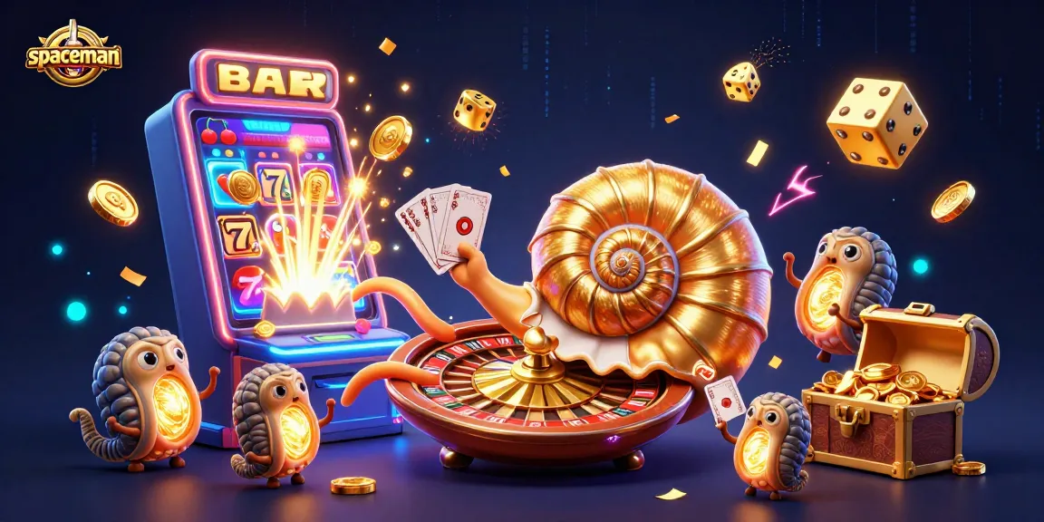 Engage in Spaceman's thrilling slots with vibrant characters and exciting casino elements.