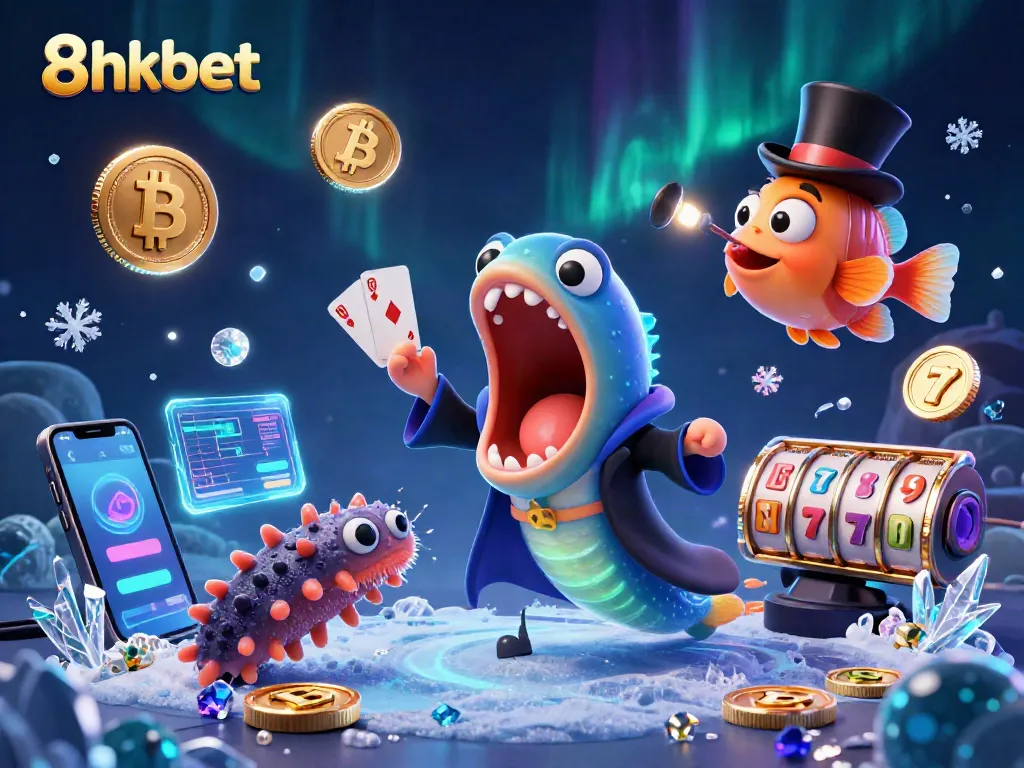 8xbet offers dynamic gameplay with vibrant characters and winning opportunities in a stunning casino illustration.