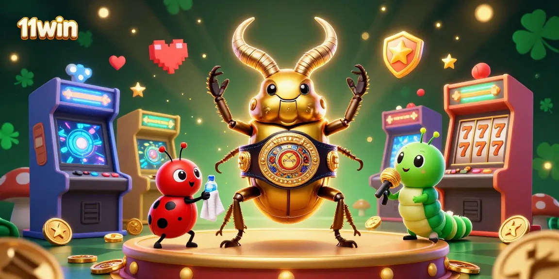 Experience thrilling gameplay at 11WIN with a dynamic casino scene full of action and vibrant elements.
