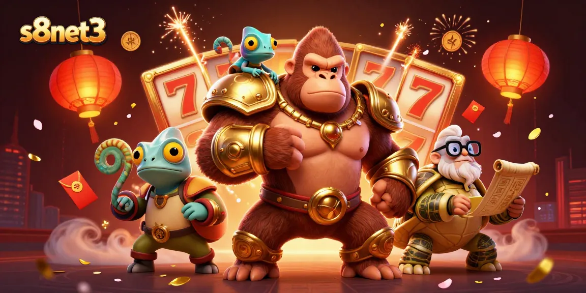 Experience the thrilling slots and jackpots with s8net3 in this vibrant casino scene.