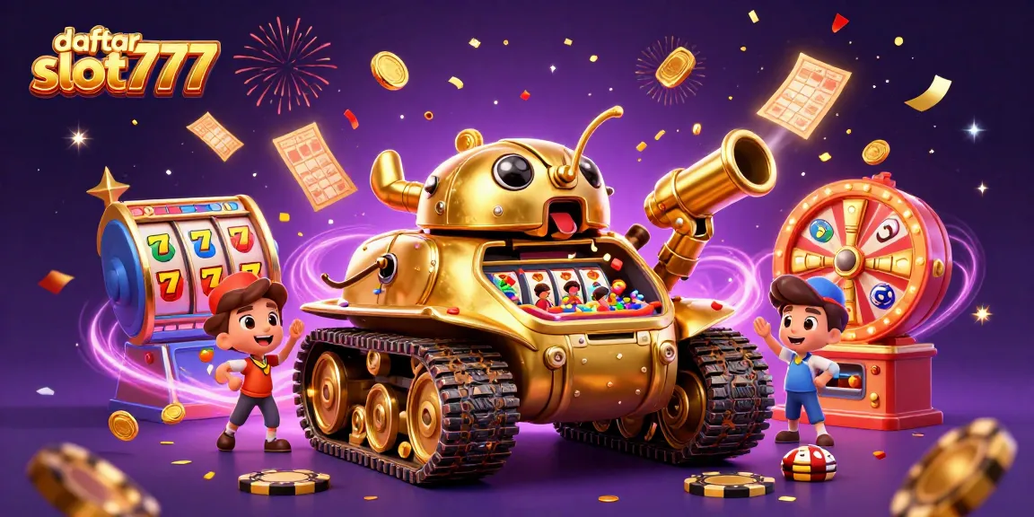 Play at daftar slot777 and enjoy vibrant slot-themed celebrations with exciting casino elements.