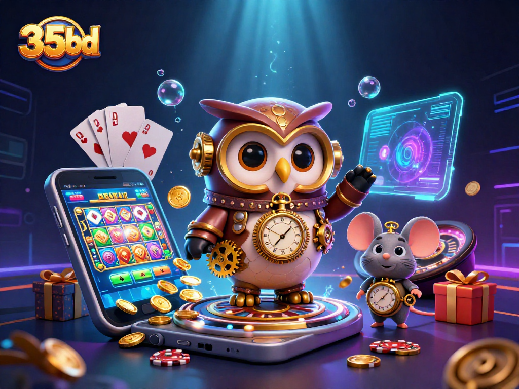 Experience thrilling casino adventures with the vibrant and dynamic 35bd gaming illustration.
