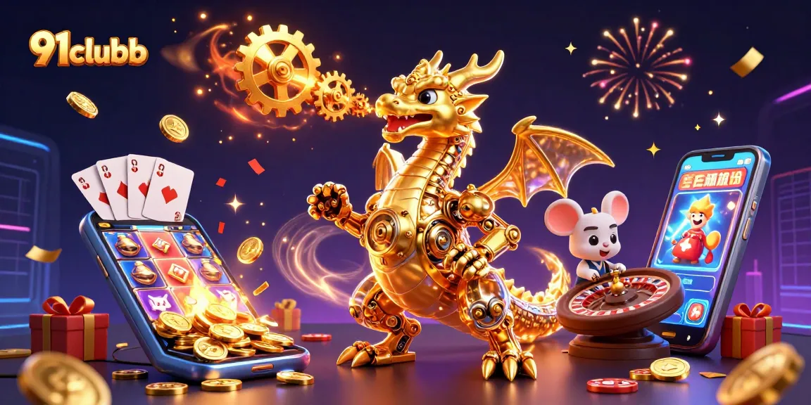 Win big with 91clubb in a vibrant 3D casino adventure featuring magical game elements.