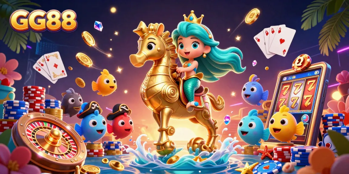 Experience thrilling gameplay at GG88 casino with vibrant characters and exciting gaming elements!