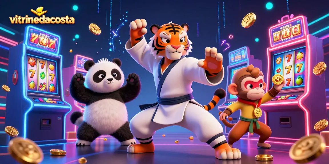 Experience the thrill of slot gaming with vitrincedacosta's lively 3D cartoon characters and dynamic visuals.