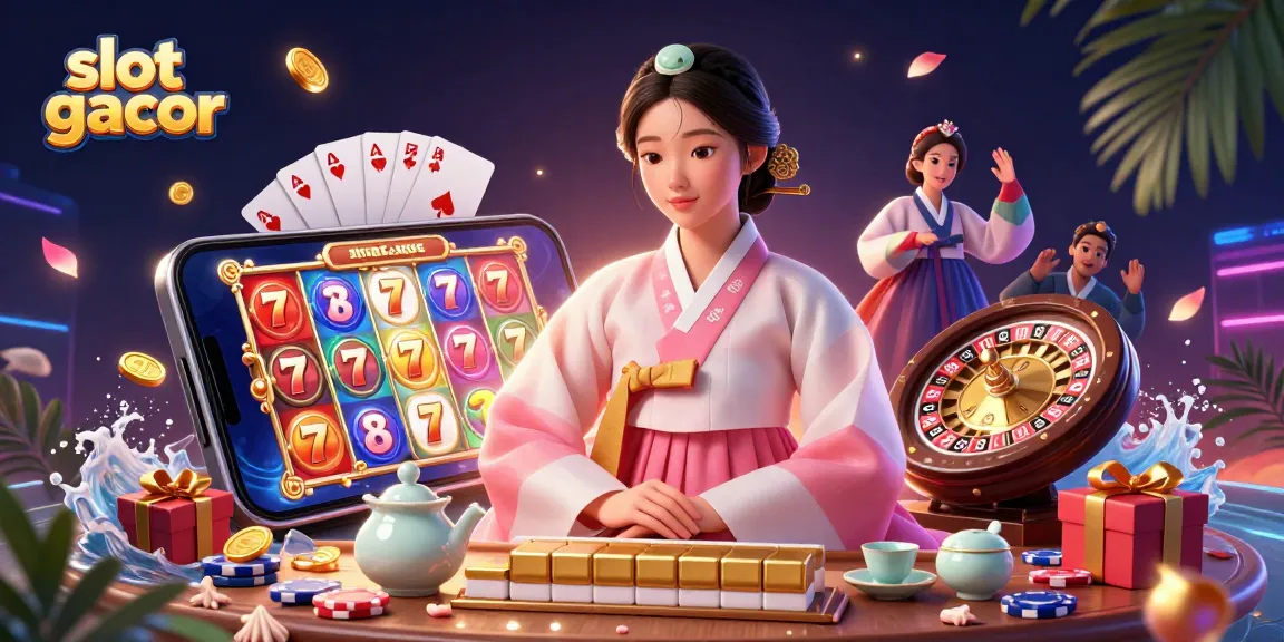 Engage with slot gacor as golden coins erupt from a smartphone amidst a vibrant casino scene.