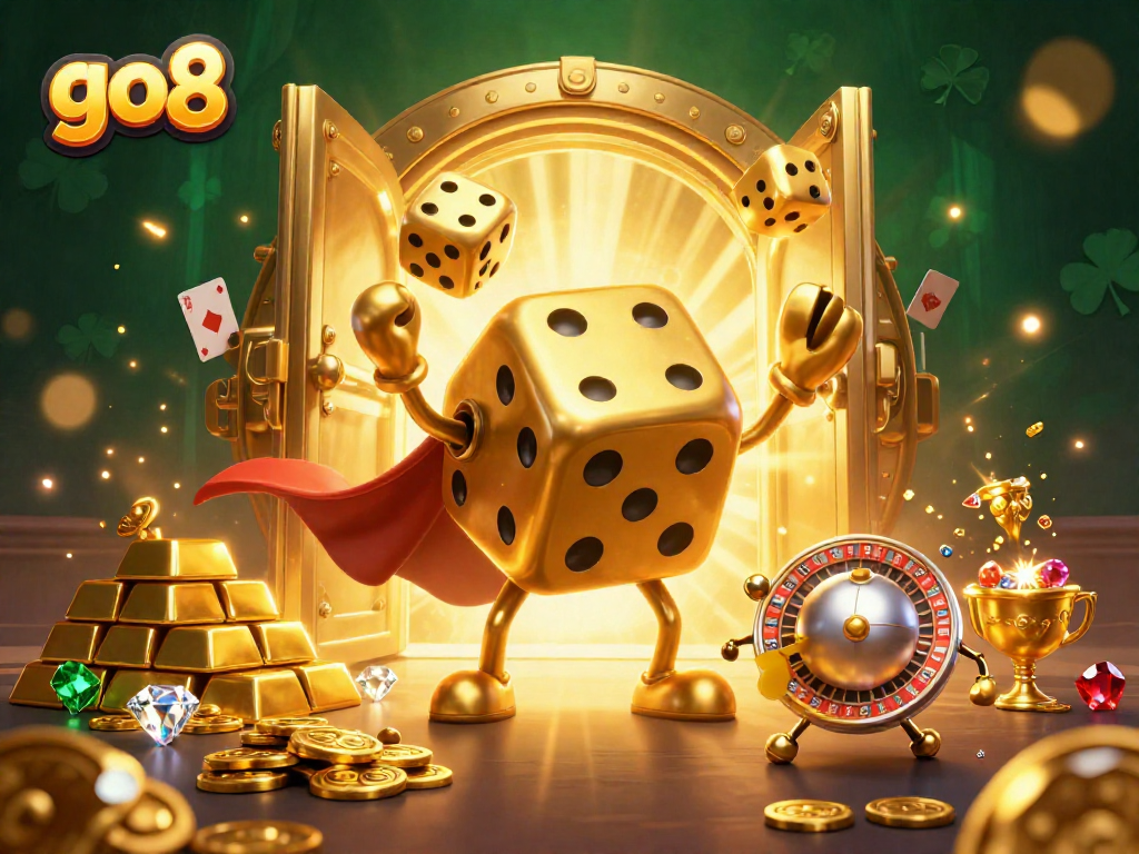 Play exciting games at go8 with captivating golden treasures and dice characters!