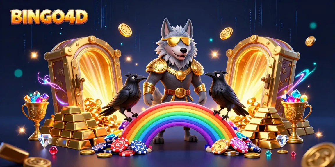 Menangkan hadiah BINGO4D dengan ilustrasi memukau fitur karakter mitologi Norse di kasino.