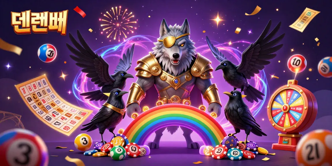 Experience thrilling gambling action with 텐텐벳's vibrant animated casino illustration featuring dynamic elements and characters.