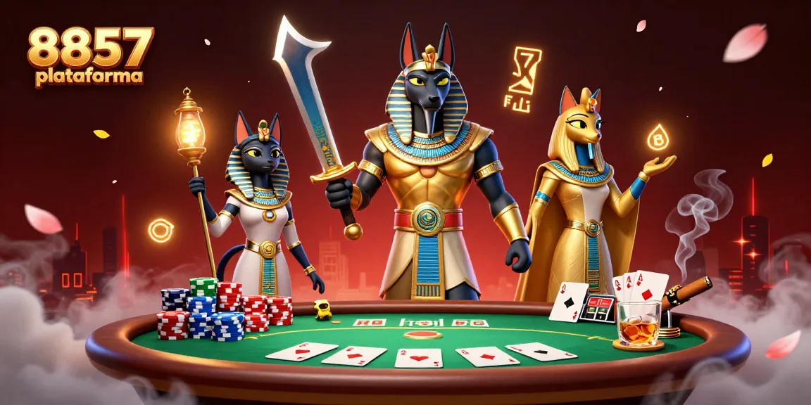 Jogue na plataforma 8857 e descubra a magia de um cassino online com Anubis e Bastet.
