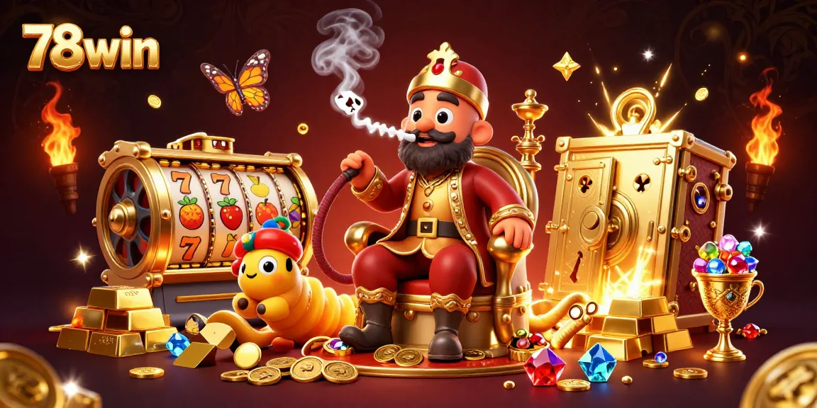 Experience thrilling gameplay at 78win with vibrant slot machines and engaging characters in a dynamic casino setting.