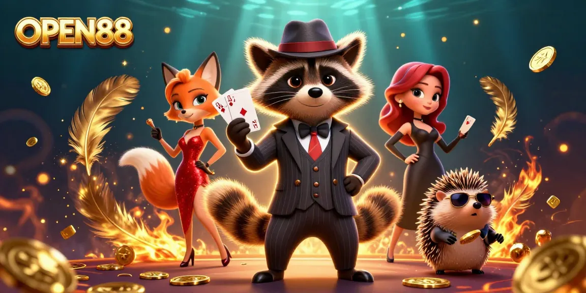Join the thrilling action at OPEN88 with a royal flush at a vibrant online casino table.