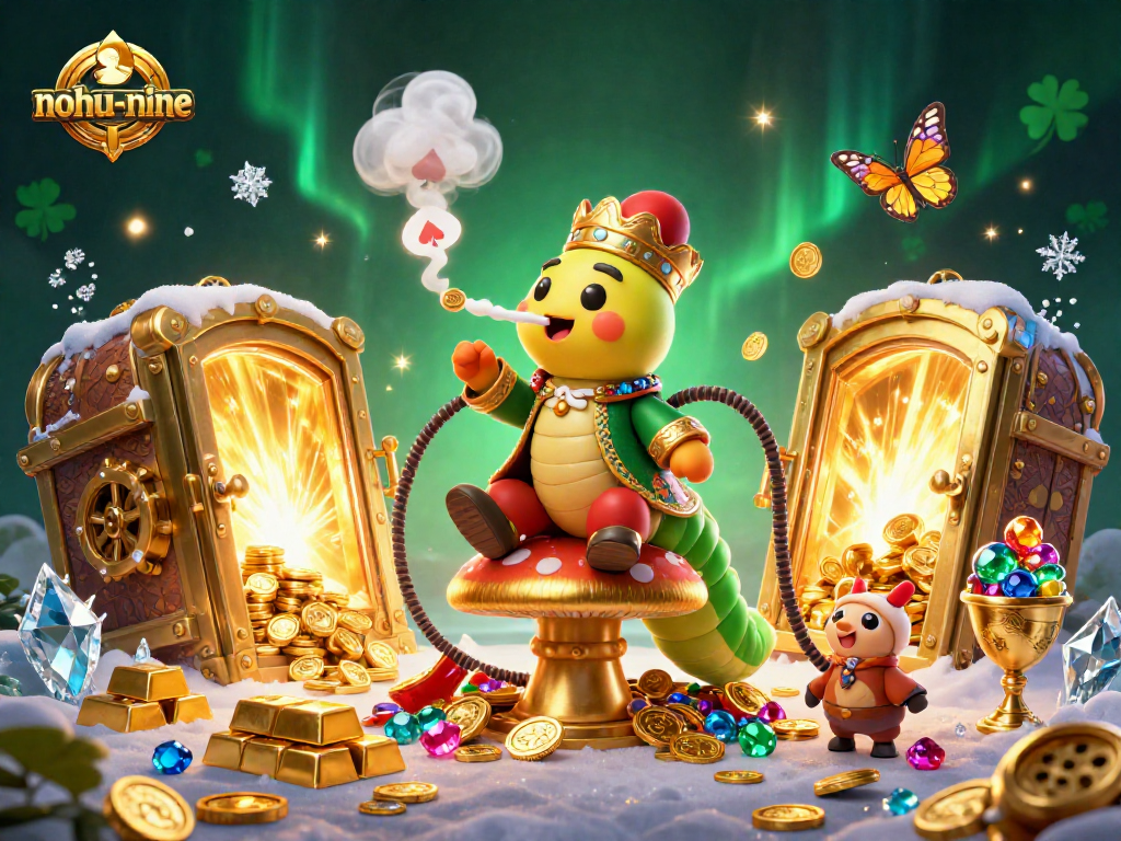 Experience thrilling gameplay in nohu-nine's dynamic casino scene with vibrant treasures and magical characters.