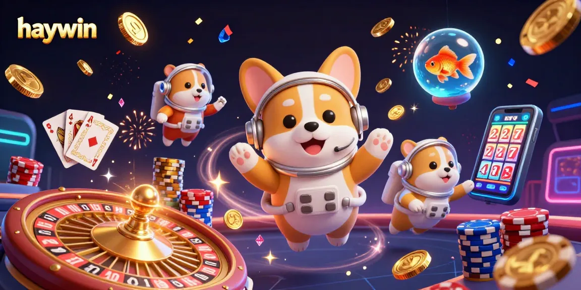 Experience exciting gameplay at Haywin, a vibrant 3D casino scene bursting with action and rewards
