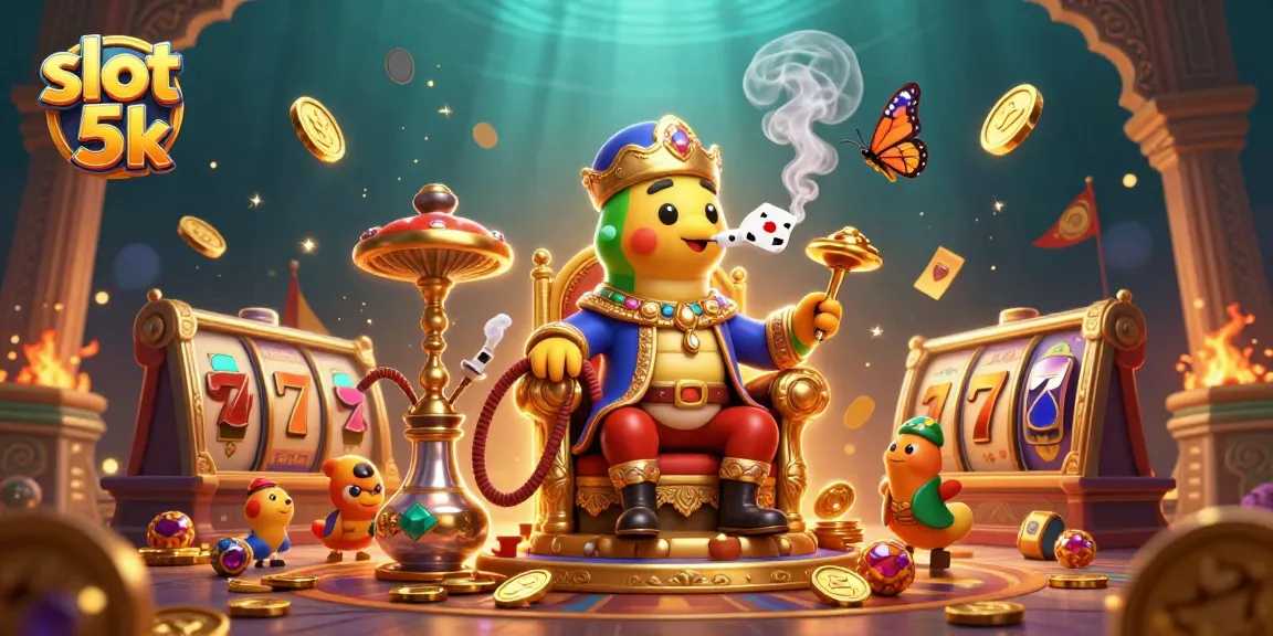 Experience big wins with slot 5k in this vibrant illustration of an engaging casino scene.