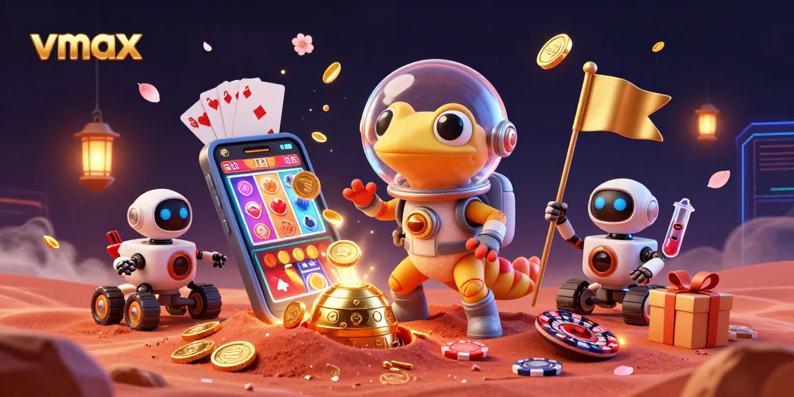 Engage with vmax for thrilling slots and games in an ultra-detailed Martian casino adventure.